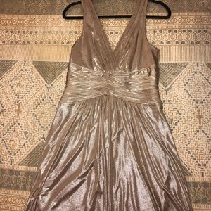 BCBG Gold Cocktail Dress